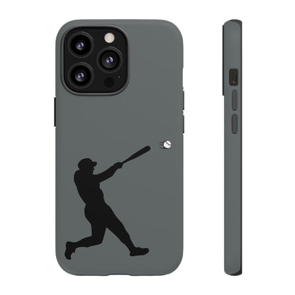 Printify baseball batter phone case, tough protective smartphone cover with a baseball player design for fans.