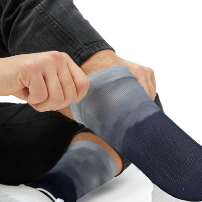 Night Sky Cloud Pattern Socks | Sublimation Crew Socks