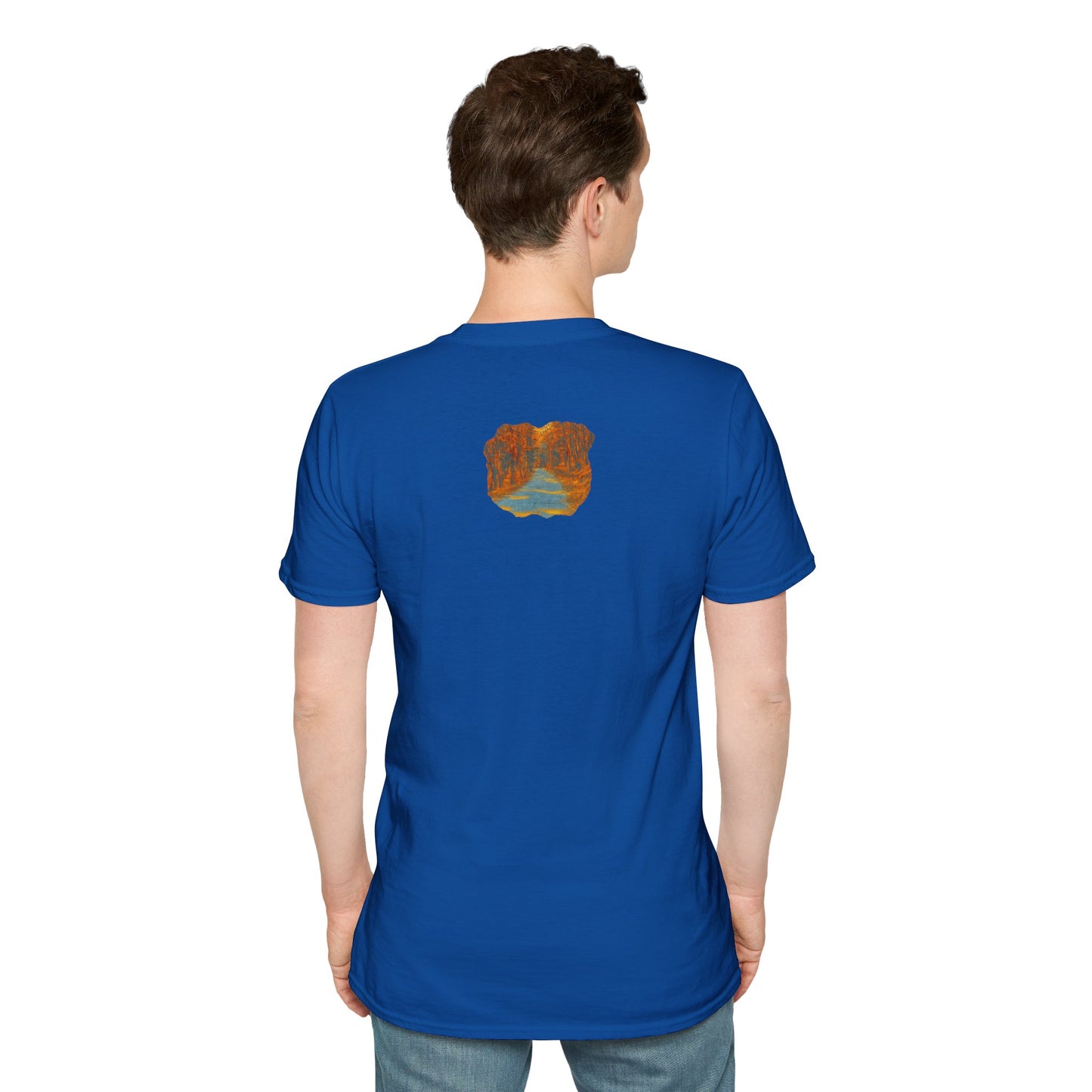 Autumn Pathway Unisex Softstyle T-Shirt, Cozy Fall Shirt, Nature Lover Tee, Scenic Route Top, Gift for Hikers, Casual Wear, Outdoor [...]
