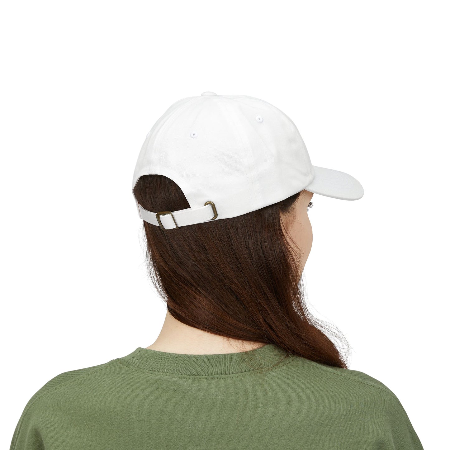 Dad Cap — "My anxiety has anxiety" Embroidered White Baseball Hat