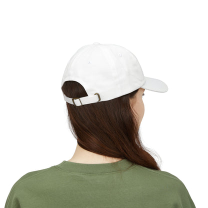 Dad Cap — "My anxiety has anxiety" Embroidered White Baseball Hat