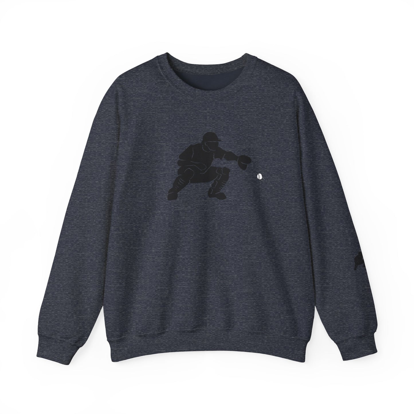 Baseball Catcher Crewneck Sweatshirt | Unisex Sports Apparel | Perfect for Game Days, Gifts, and Casual Wear | Baseball Lover's Gift - TRV