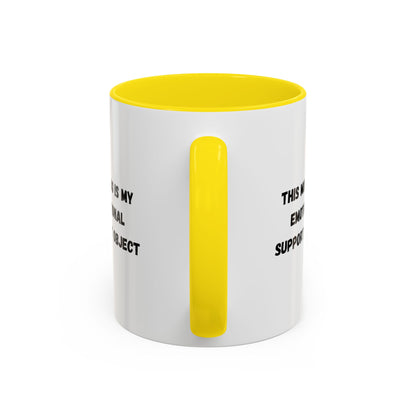Emotional Support Coffee Mug, Funny Gift for Coffee Lovers, Unique Office Mug, Self-Care Gift, Cute Ceramic Mug
