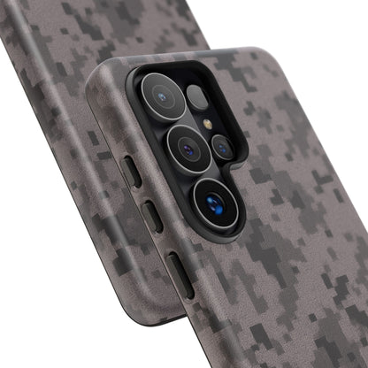 Camouflage Gray Digital Camo Tough Phone Case - view 213