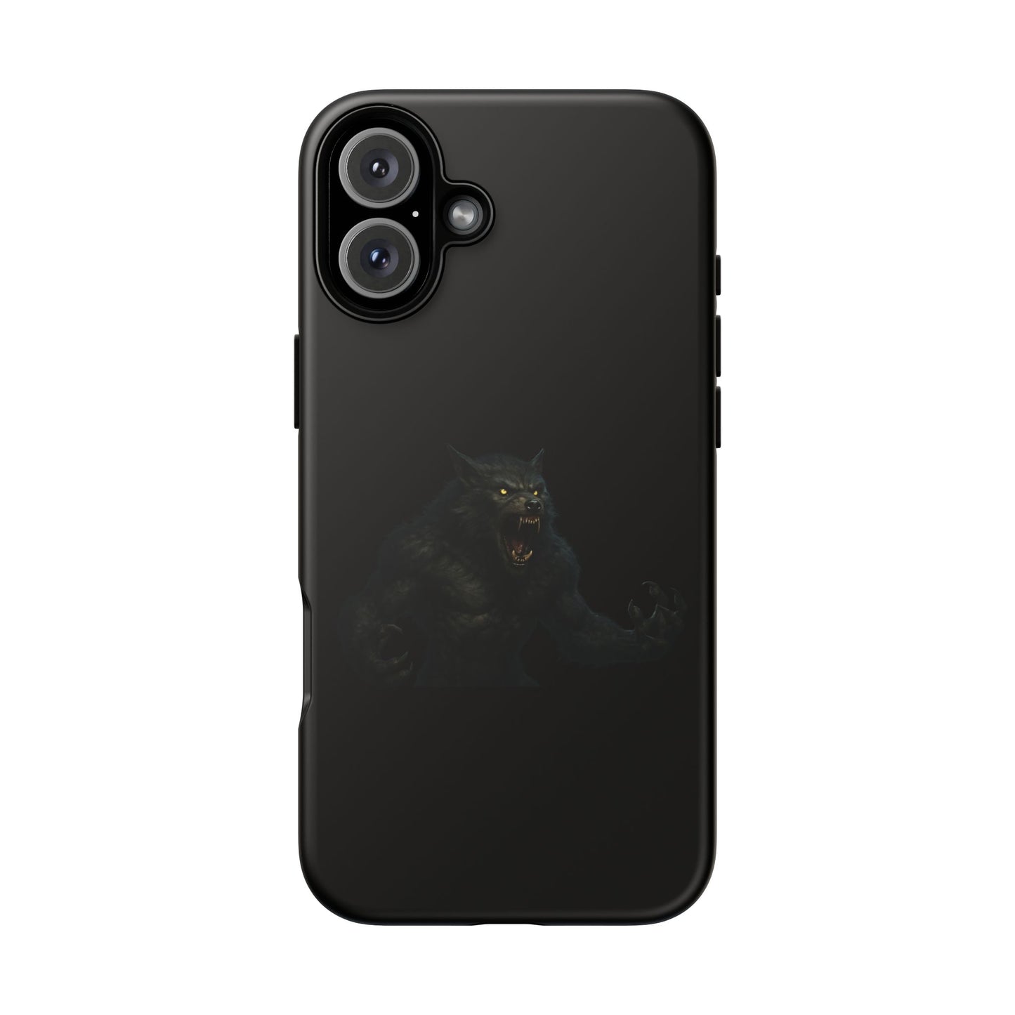 Werewolf Phone Case, Tough Cases, Black Panther Design, Gift for Animal Lovers, Phone Accessories, Fierce Phone Protection - TRV