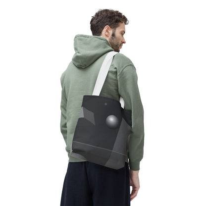 Abstract Monochrome Orb | Tote Bag