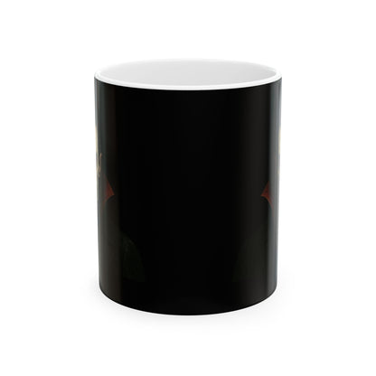Gothic Dracula Vampire Ceramic Mug, Perfect for Halloween, Spooky Gifts, Coffee Lovers, Home Decor, 11oz & 15oz Sizes