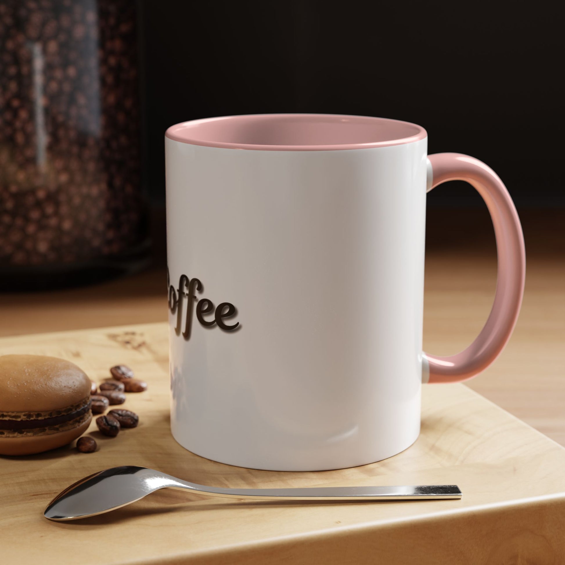 Personalized My Coffee Accent Mug - 11oz & 15oz Coffee Cups for Coffee Lovers - TRV