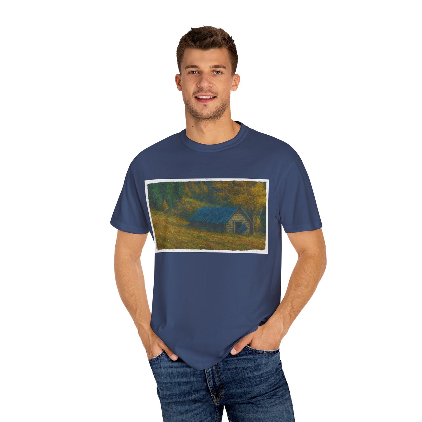 Nature-Inspired Unisex T-Shirt | Cozy Autumn Vibe, Perfect for Casual Outings, Gift for Nature Lovers, Outdoor Adventure Tee, Relaxed Fit - TRV