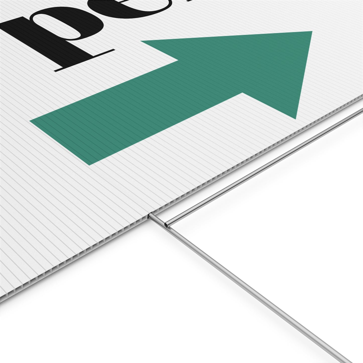 Outdoor garden flag with "Open for Business" design by Printify, suitable for storefront signage and outdoor display.