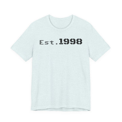 Vintage Est. 1998 Tee - Retro Unisex Shirt for Birthdays, Gifts, Everyday Wear, Casual Style, Nostalgia - TRV