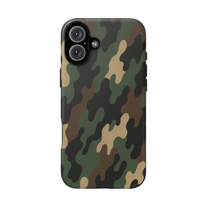Camouflage Phone Case, Tough Cases, Military Style, Unique Phone Accessories, Gift for Him, Durable Phone Cover - TRV
