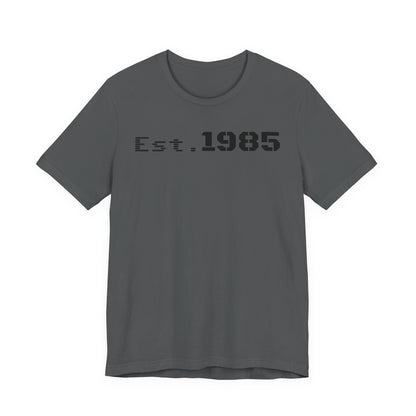 Est. 1985 Vintage Unisex Tee, Retro Birthday T-Shirt, Perfect Gift for 1980s Lovers, Casual Apparel, Timeless Style
