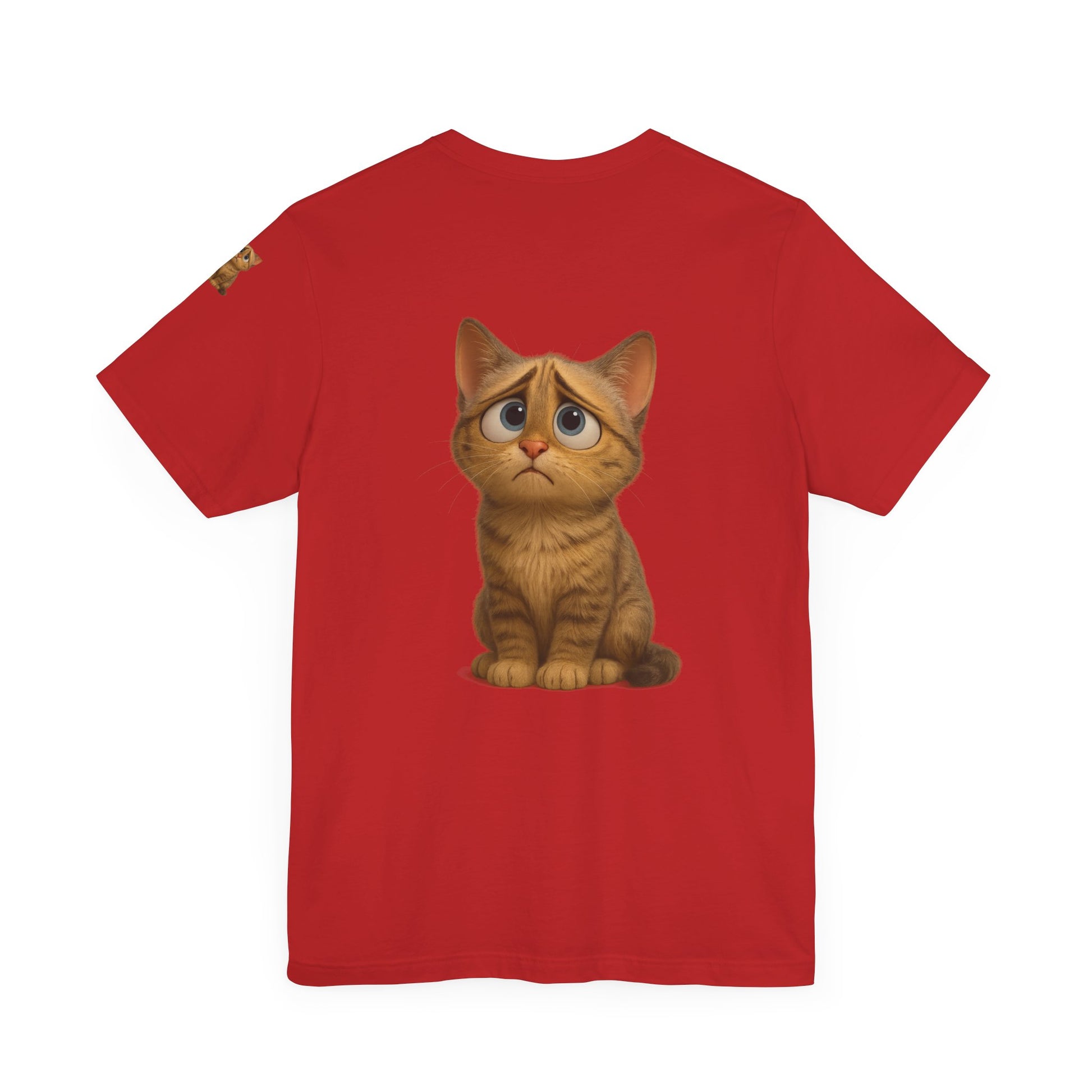 Adorable Cat Graphic Tee, Cute Pet Lover Shirt, Animal Lover Gift, Funny Cat Apparel, Birthday, Christmas, Everyday Use - TRV
