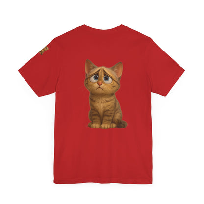 Adorable Cat Graphic Tee, Cute Pet Lover Shirt, Animal Lover Gift, Funny Cat Apparel, Birthday, Christmas, Everyday Use - TRV