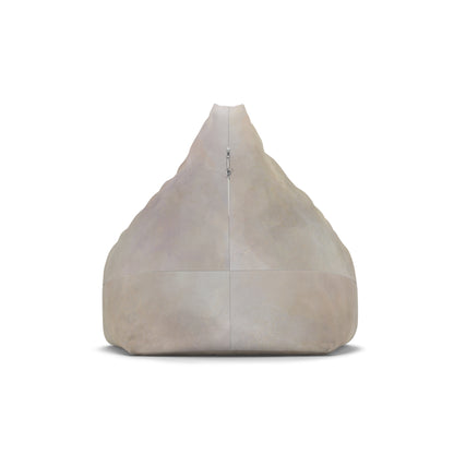 Neutral Marble Texture Bean Bag Chair Cover | Beige Stone Print