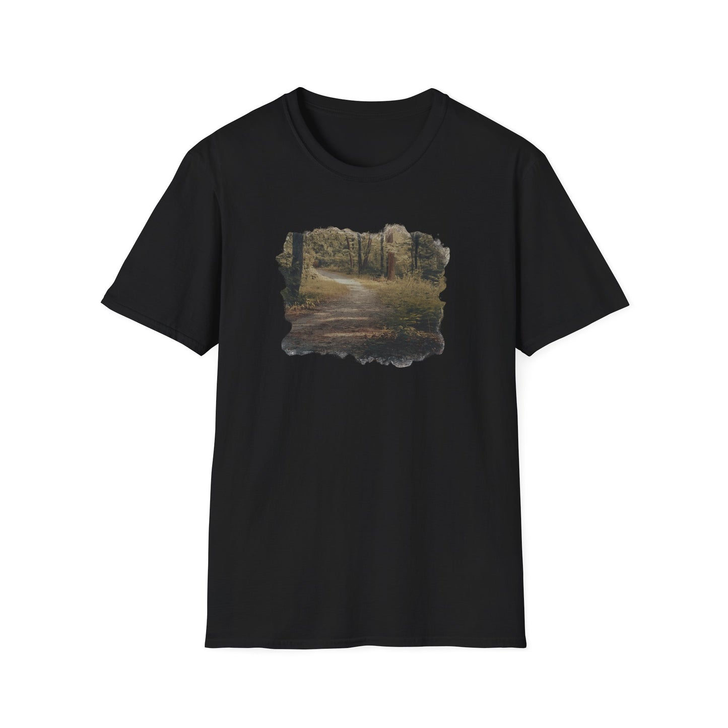 Nature-Inspired Unisex Softstyle T-Shirt, Eco-Friendly Fashion, Outdoor Lover Tee, Gift for Nature Enthusiasts, Casual Everyday Wear