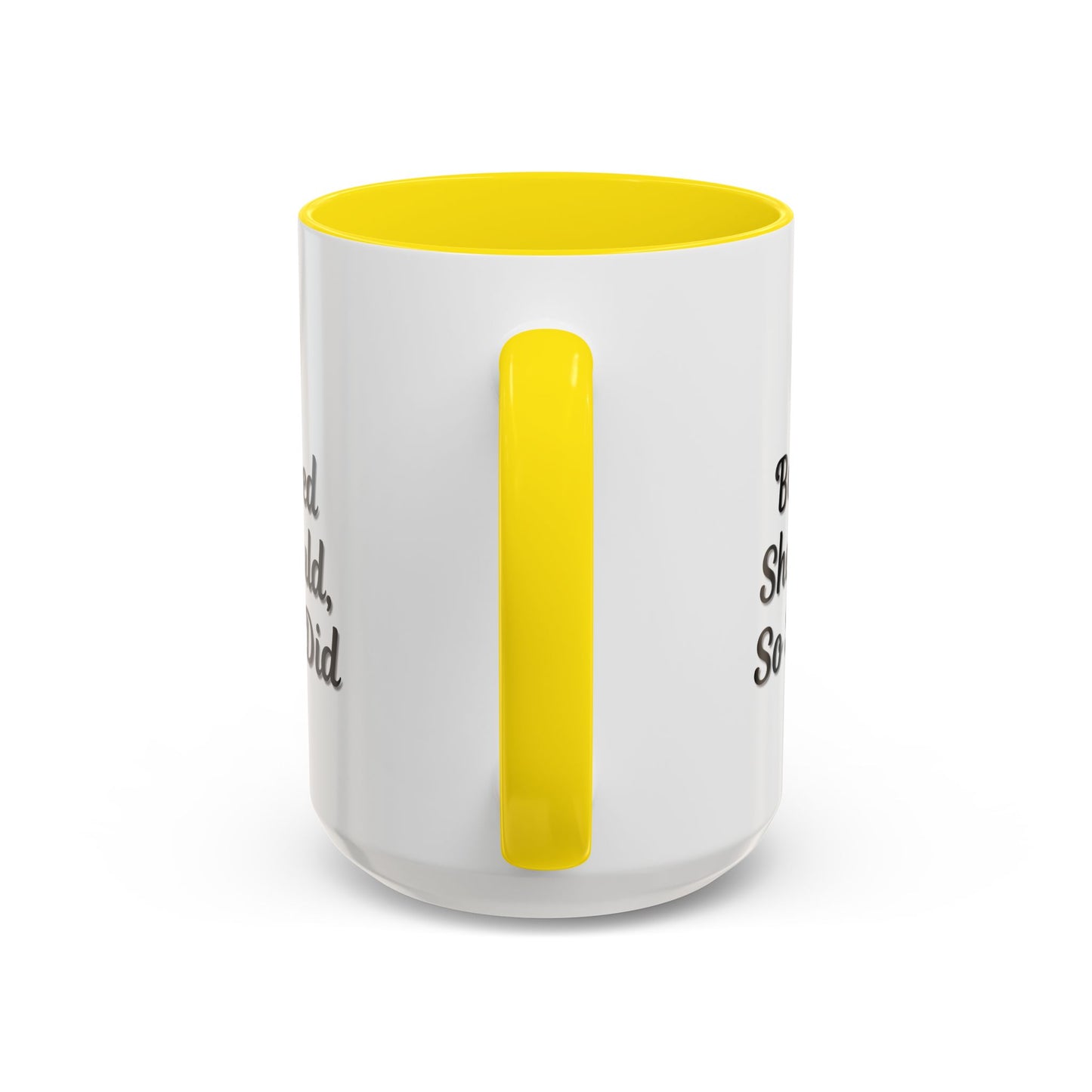 Inspiring Accent Coffee Mug - 'She Believed She Could, So She Did' - 11oz & 15oz