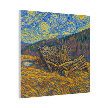 Artistic Van Gogh Style Canvas Wall Art, Nature Inspired Decor, Home Aesthetic, Gift for Art Lovers, Gallery Wall Piece, Living Room Decor, [...] - TRV
