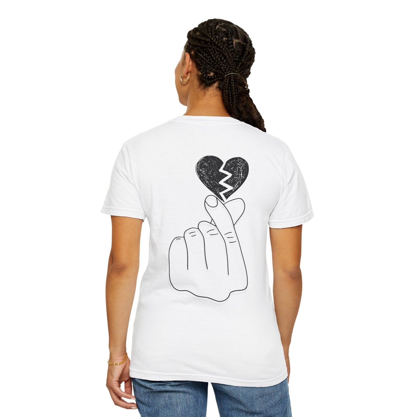 Heartbreak Unisex Garment-Dyed T-Shirt - Trendy Casual Tee for Self-Expression