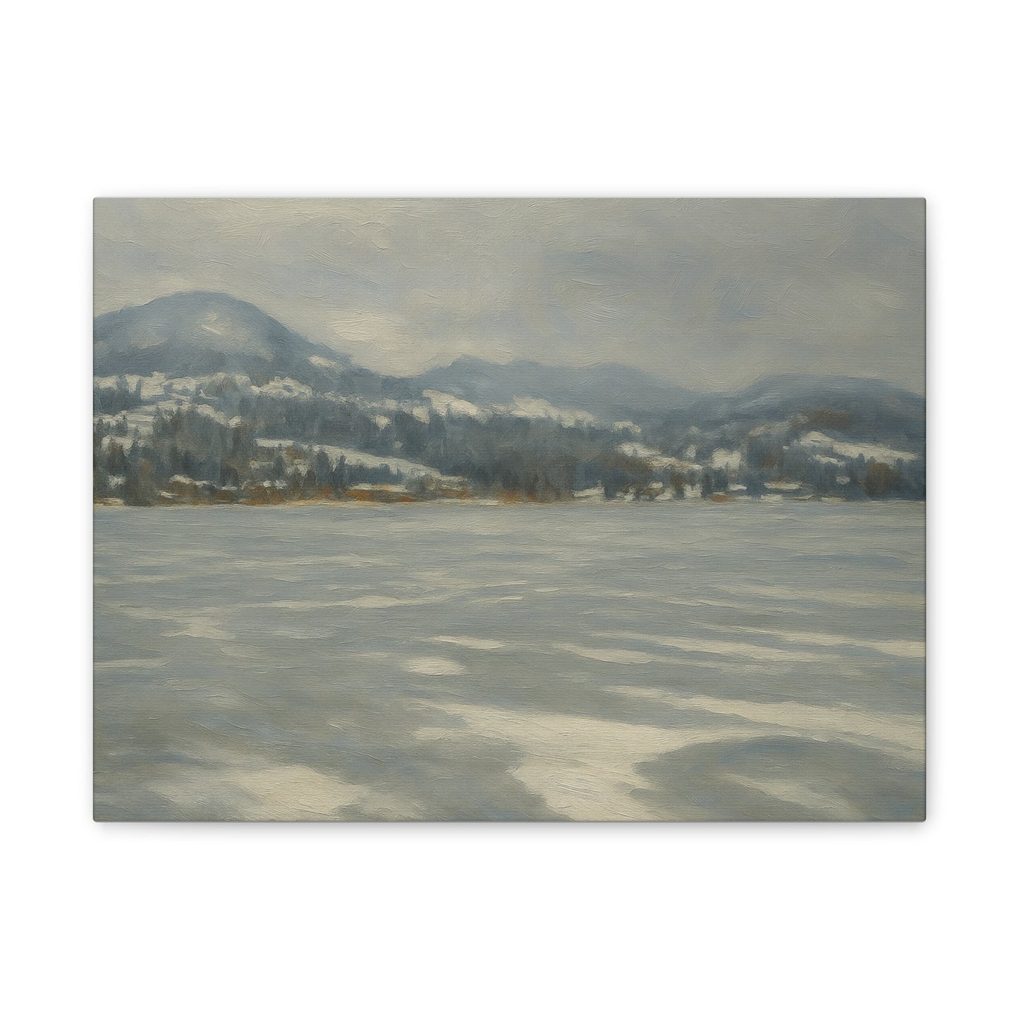 Serene Winter Landscape Canvas - TRV
