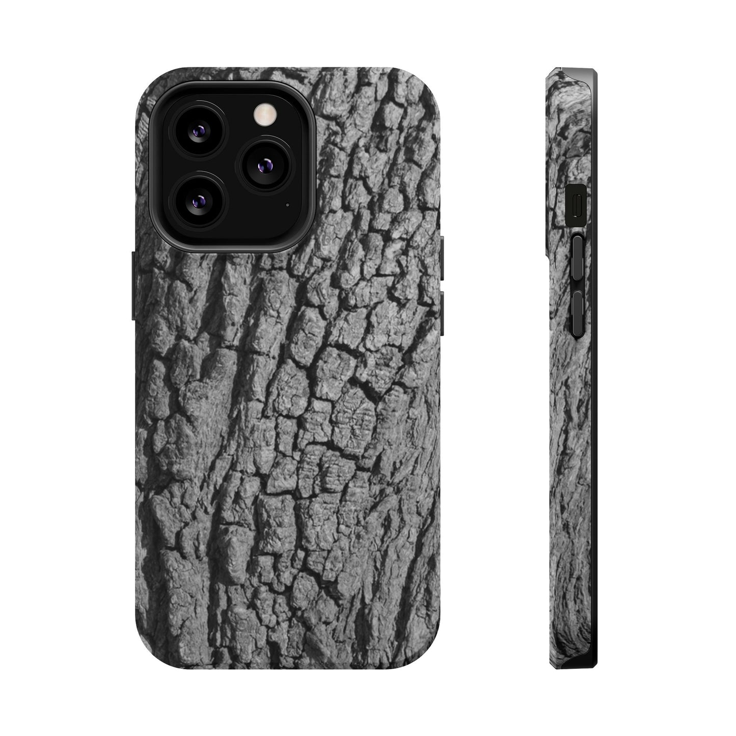 Bark texture phone case packaging