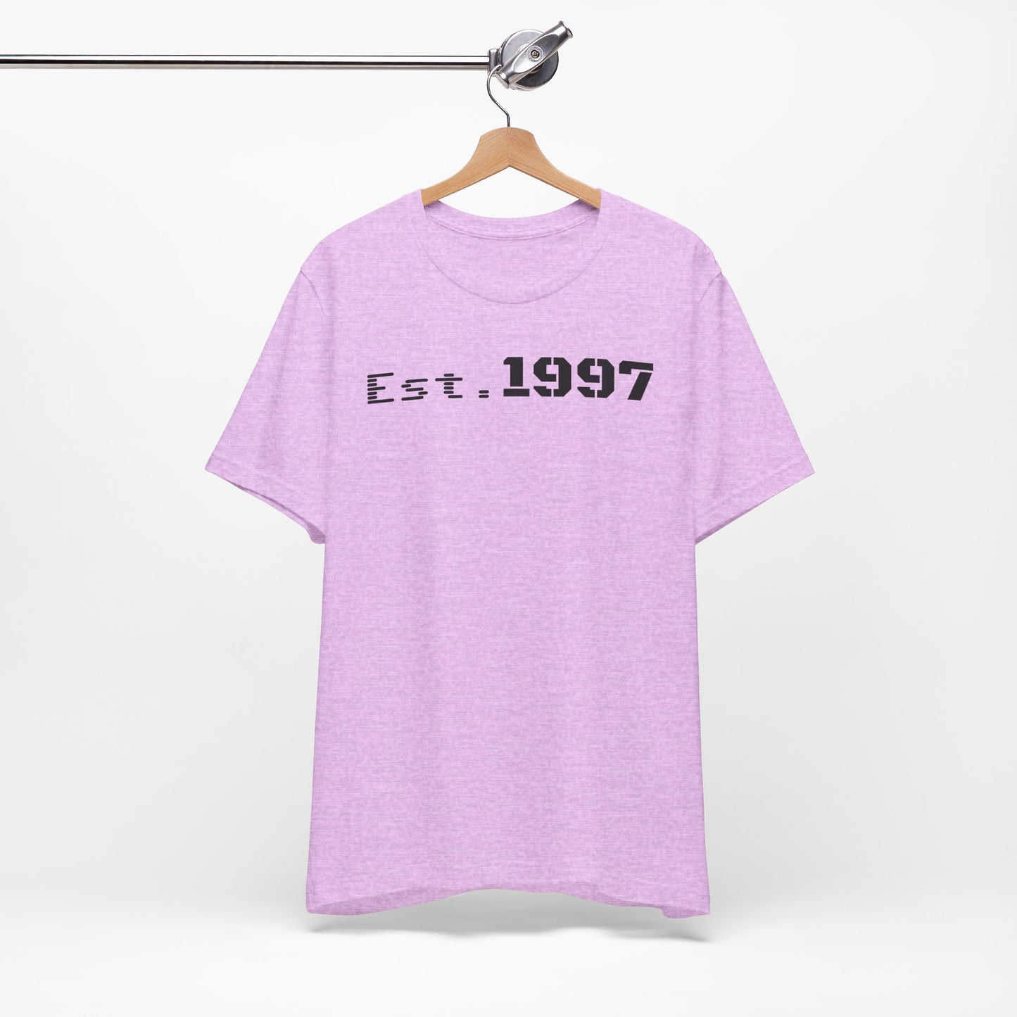 Est. 1997 Unisex Jersey Short Sleeve Tee - Vintage Style, Perfect for Birthdays, Casual Wear, Gifts, Anniversaries, Retro Fashion