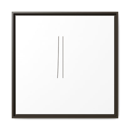 Minimal Line Art | Matte Canvas Framed