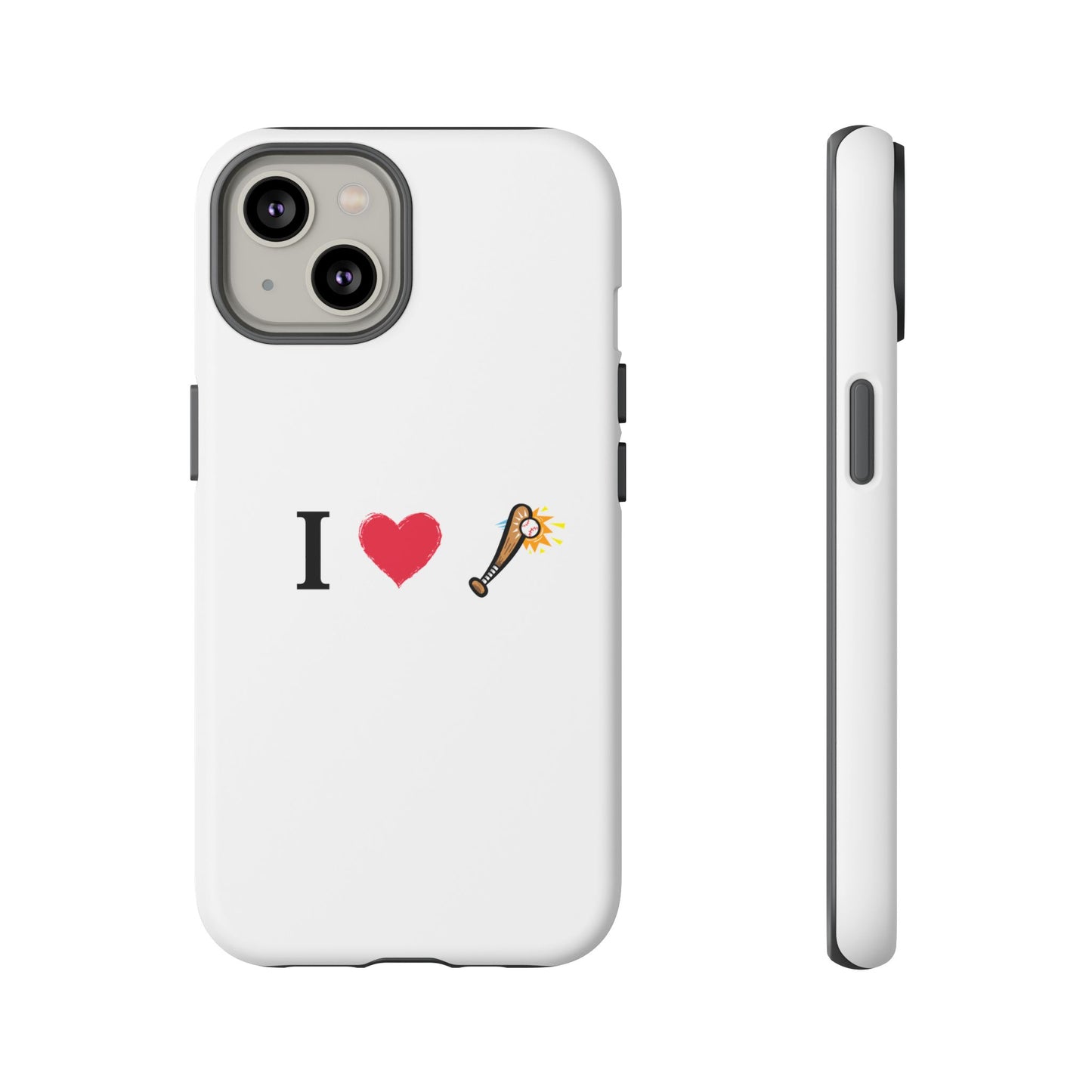 I Love Baseball Vibe Phone Case - Tough Cases for Sports Lovers, Gifts for Athletes, Fun Accessories, iPhone and Android Compatible - TRV
