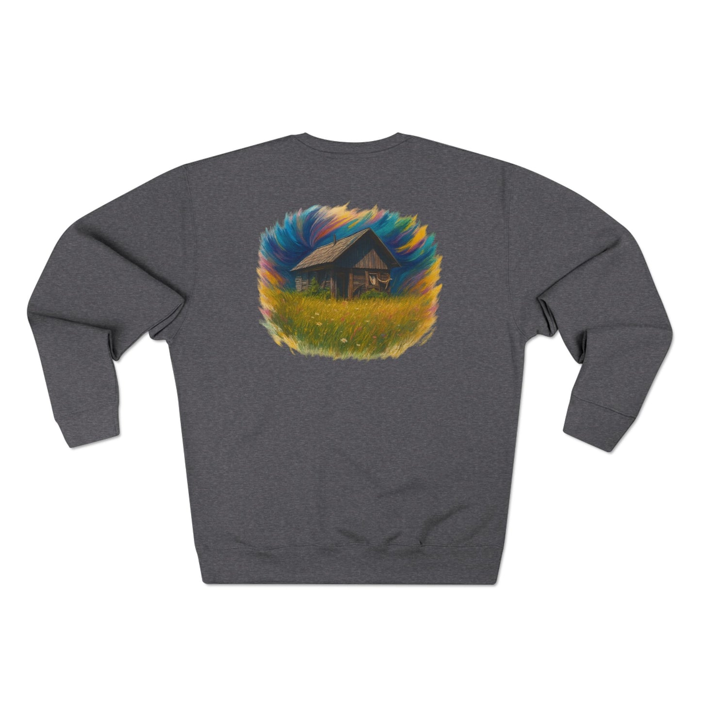 Cozy Dreamers Unisex Crewneck Sweatshirt, Artistic Sweatshirt, Gift for Nature Lovers, Vintage Vibe Apparel, Comfortable Layer, Casual Wear - TRV
