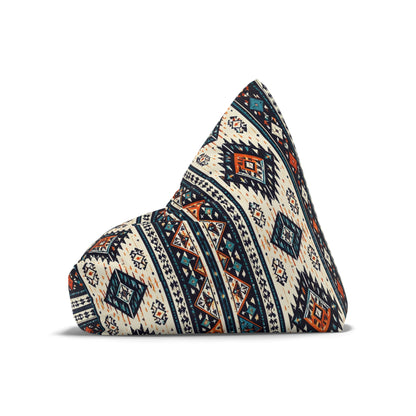 Southwestern Aztec Pattern Bean Bag Chair Cover | Tribal Geometric Boho