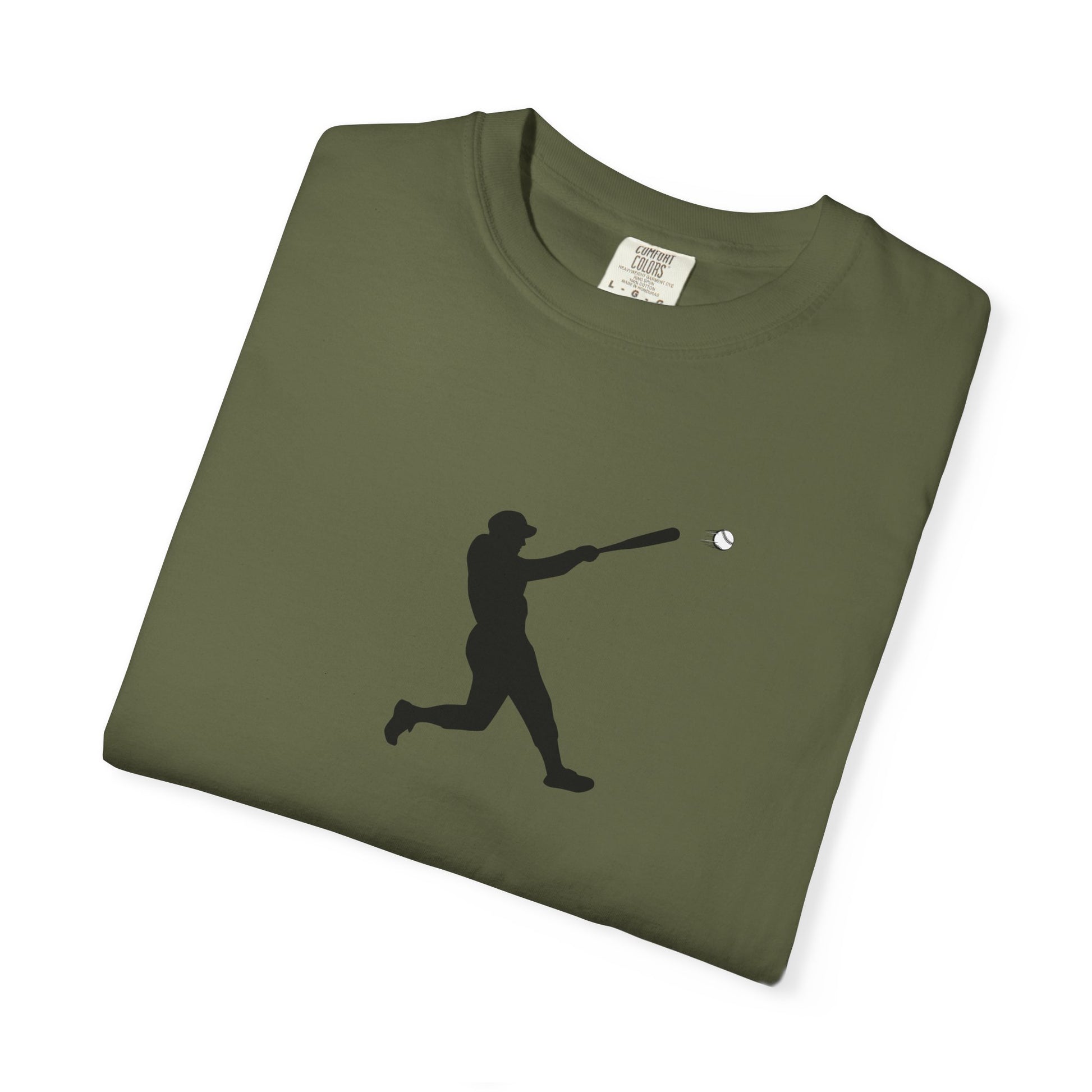 Sporty Garment-Dyed T-Shirt for Baseball Lovers, Casual Tee, Unisex Sports Shirt, Perfect Gift for Athletes, Outdoor Activities - TRV