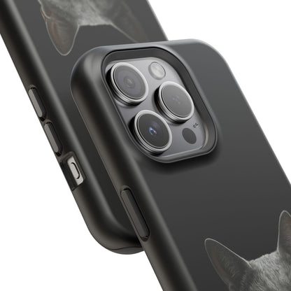 Russian Blue Cat Phone Case — Magnetic Impact-Resistant iPhone Cover