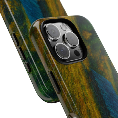 Artistic Phone Case by Tough Cases, Nature-Inspired Phone Protection, Unique Gift for Nature Lovers, Stylish Accessory, Fall Aesthetic - TRV