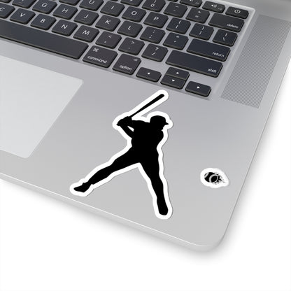 Baseball Player Kiss-Cut Stickers | Fun Sports Decals for Fans | Perfect for Laptops, Water Bottles, Gift Ideas, Room Decor