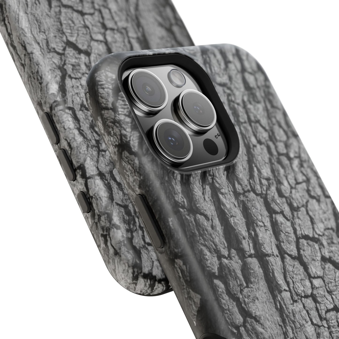 Bark Texture Magnetic Impact Phone Case