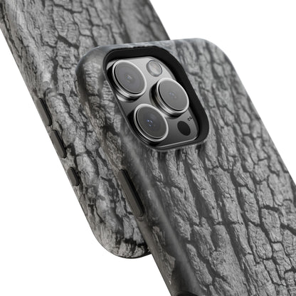 Bark Texture Magnetic Impact Phone Case