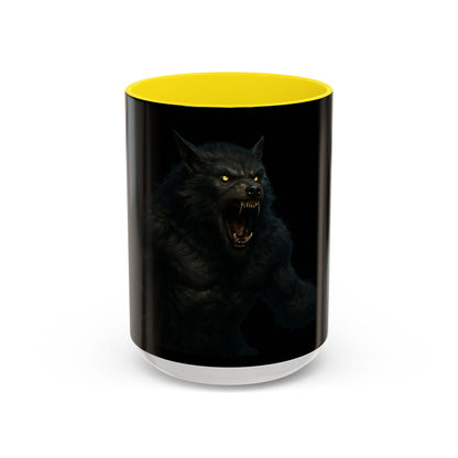 Howling Werewolf Coffee Mug - Perfect Gift for Horror Lovers, Wolf Enthusiasts, Halloween Decor, Unique Drinkware, Gothic Homeware - TRV