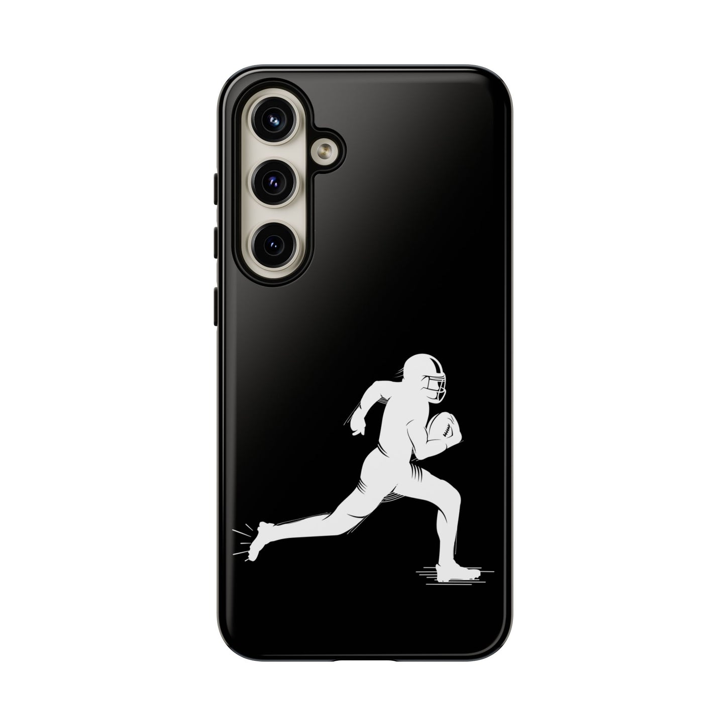 Football Player Phone Case, Tough Cases, Sports Phone Cover, Gift for Athletes, iPhone & Samsung Accessories, Running Player Design - TRV