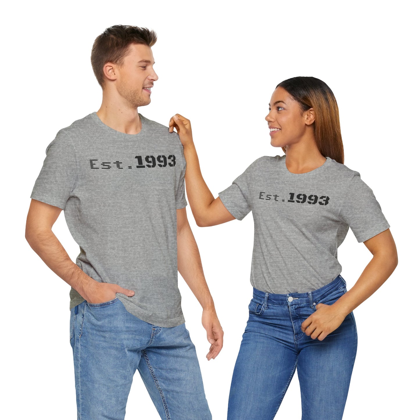 Est. 1993 Unisex Short Sleeve Tee - Perfect for Birthdays, Nostalgia, Casual Wear, Gifts, and Celebrations - TRV