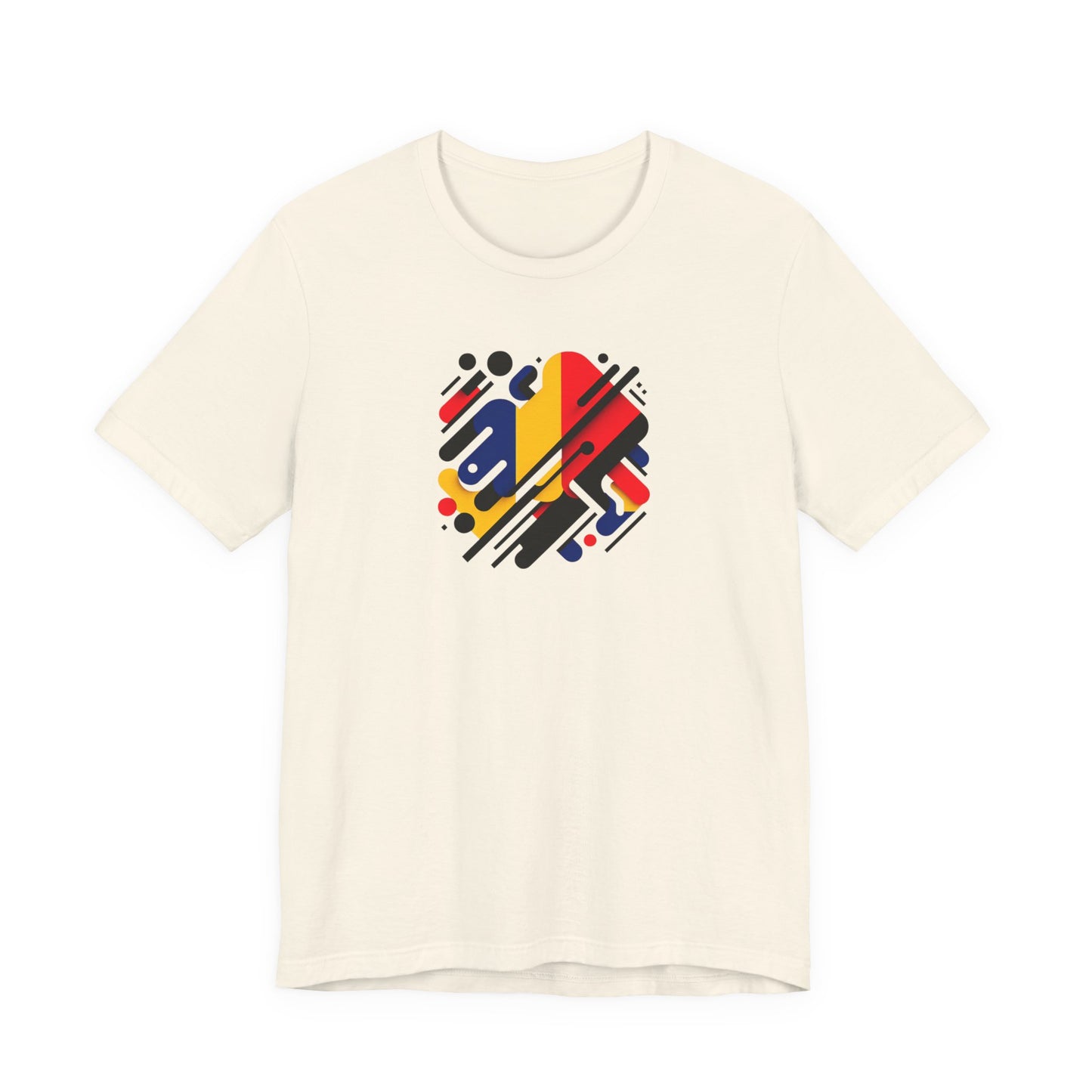 Artistic Heart Unisex Jersey Tee - Vibrant Graphic Tee, Casual Wear, Gift for Art Lovers, Birthday Surprise, Everyday Comfort - TRV