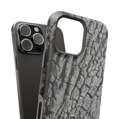 Bark Texture Magnetic Impact Phone Case