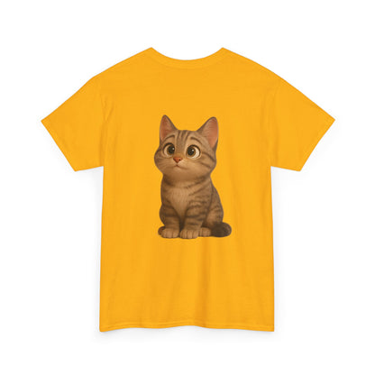 Adorable Cat Graphic Tee, Cute Pet Lover's Shirt, Animal Lover's Gift, Cozy Everyday T-Shirt, Perfect for Cat Lovers