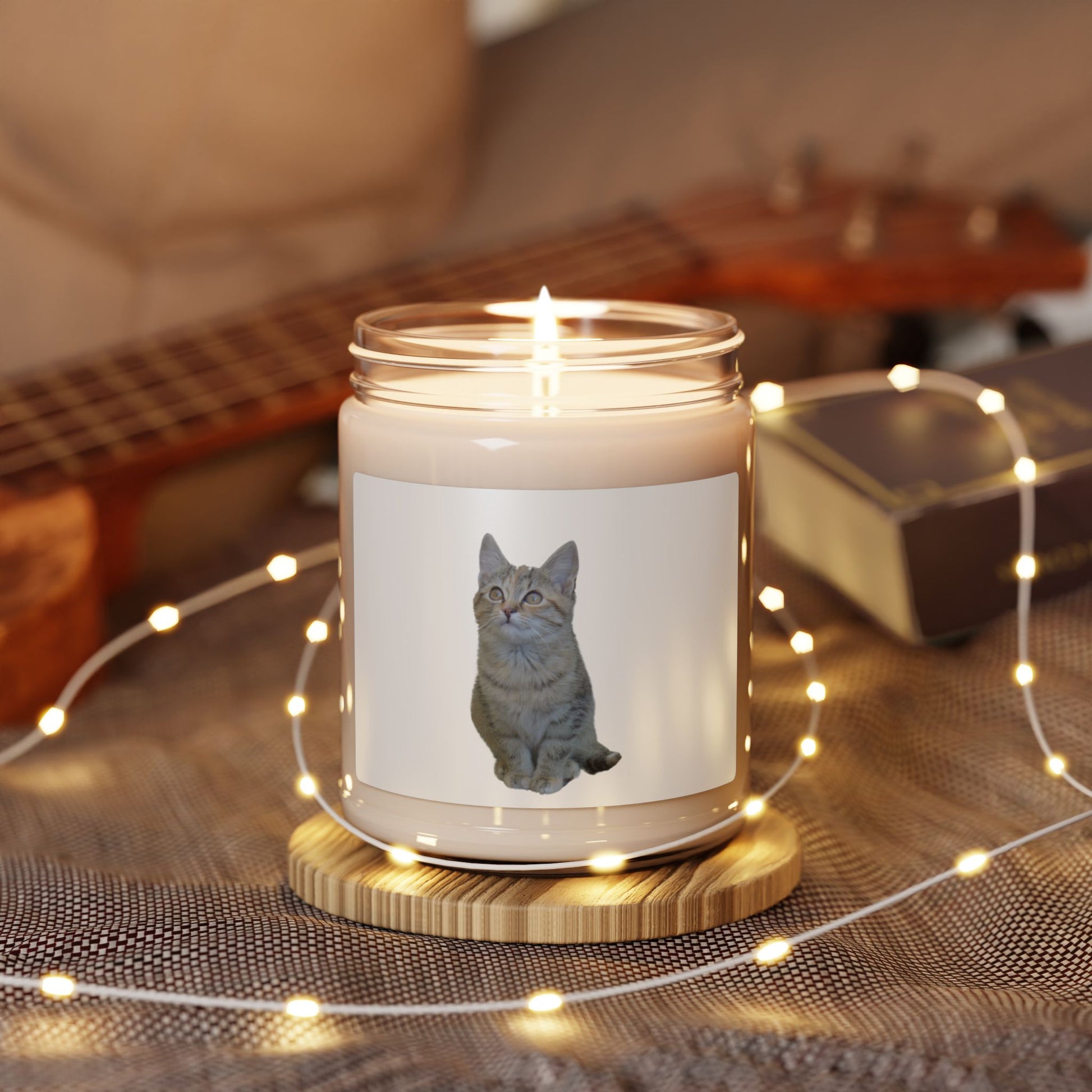 Cat-Themed Scented Soy Candle - 9oz - Perfect for Cat Lovers - TRV