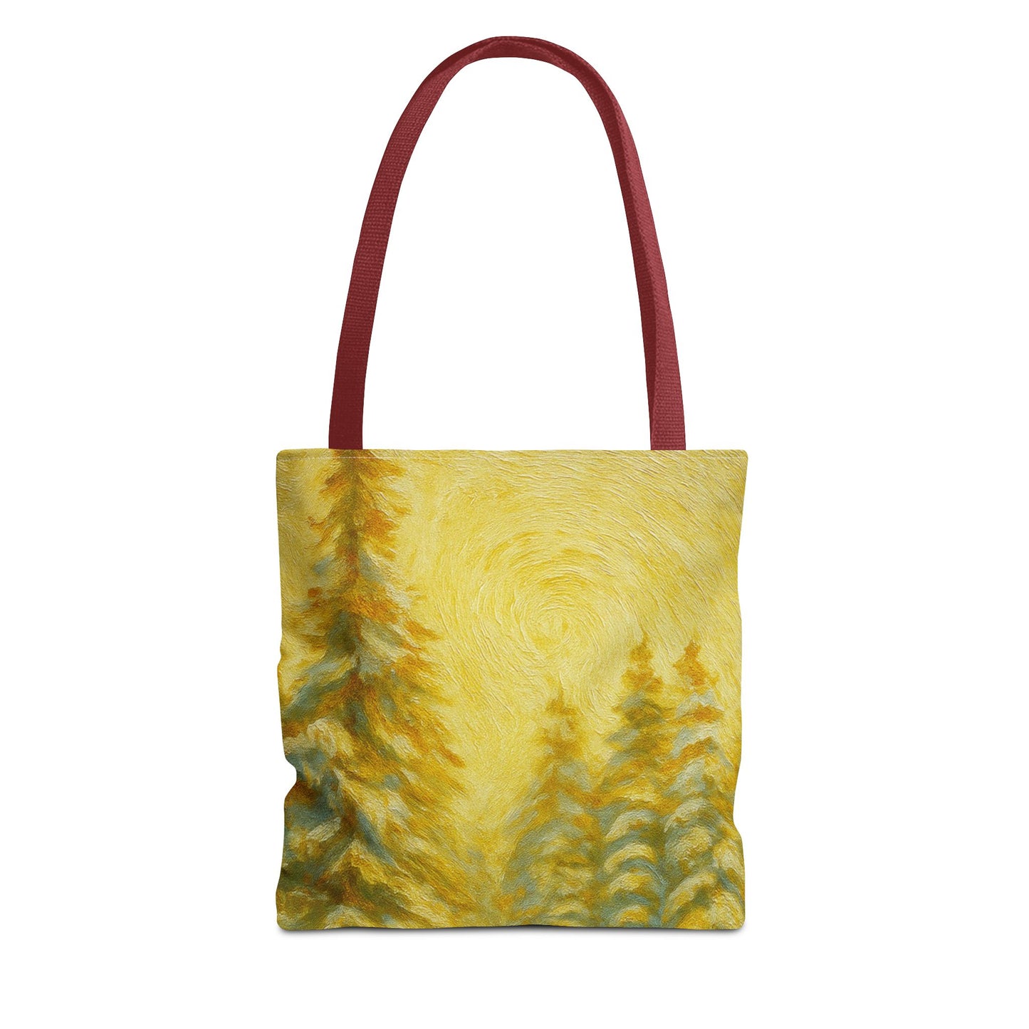 Eco-friendly canvas tote bag with artistic abstract design, ideal for beach or everyday use, by Printify.