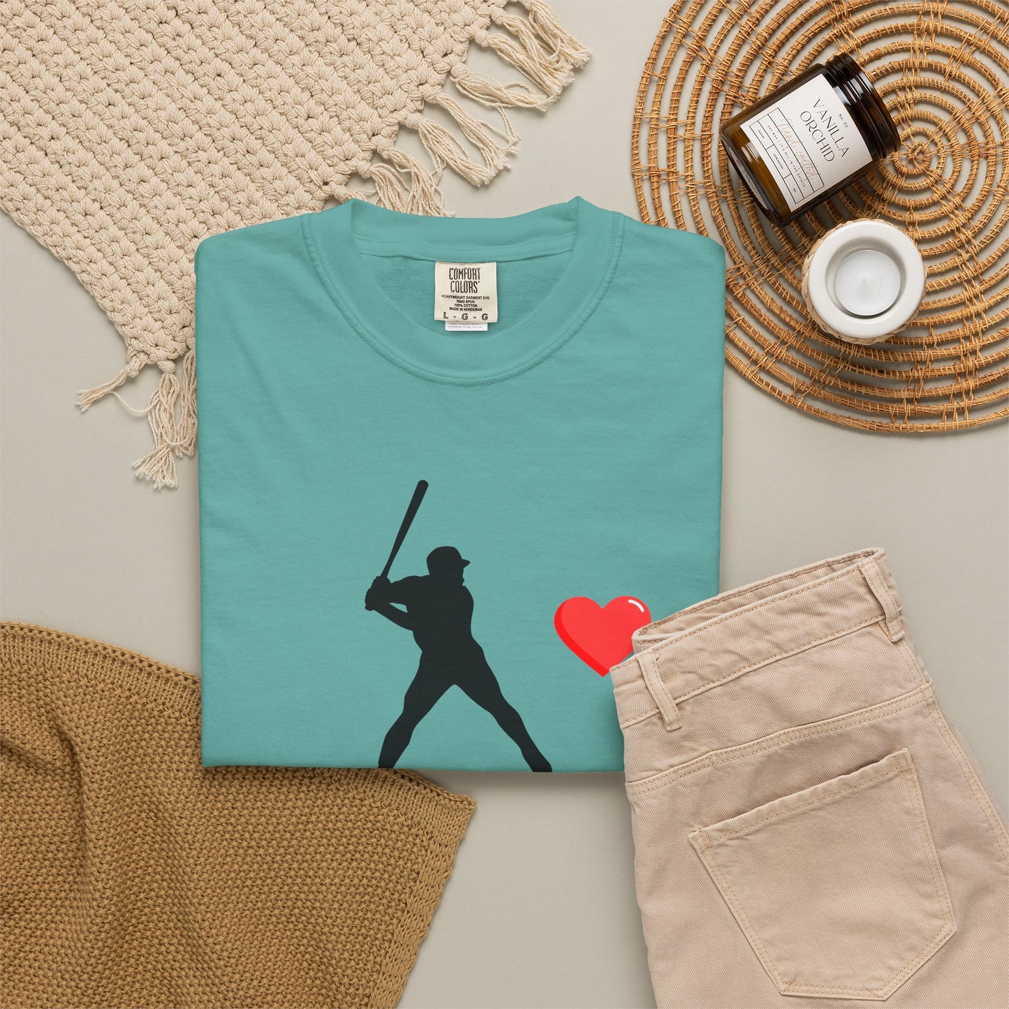 Baseball Love T-Shirt, Unisex Sports Tee, Gift for Baseball Fans, Valentine's Day Shirt, Game Day Apparel, Soft Cotton Top