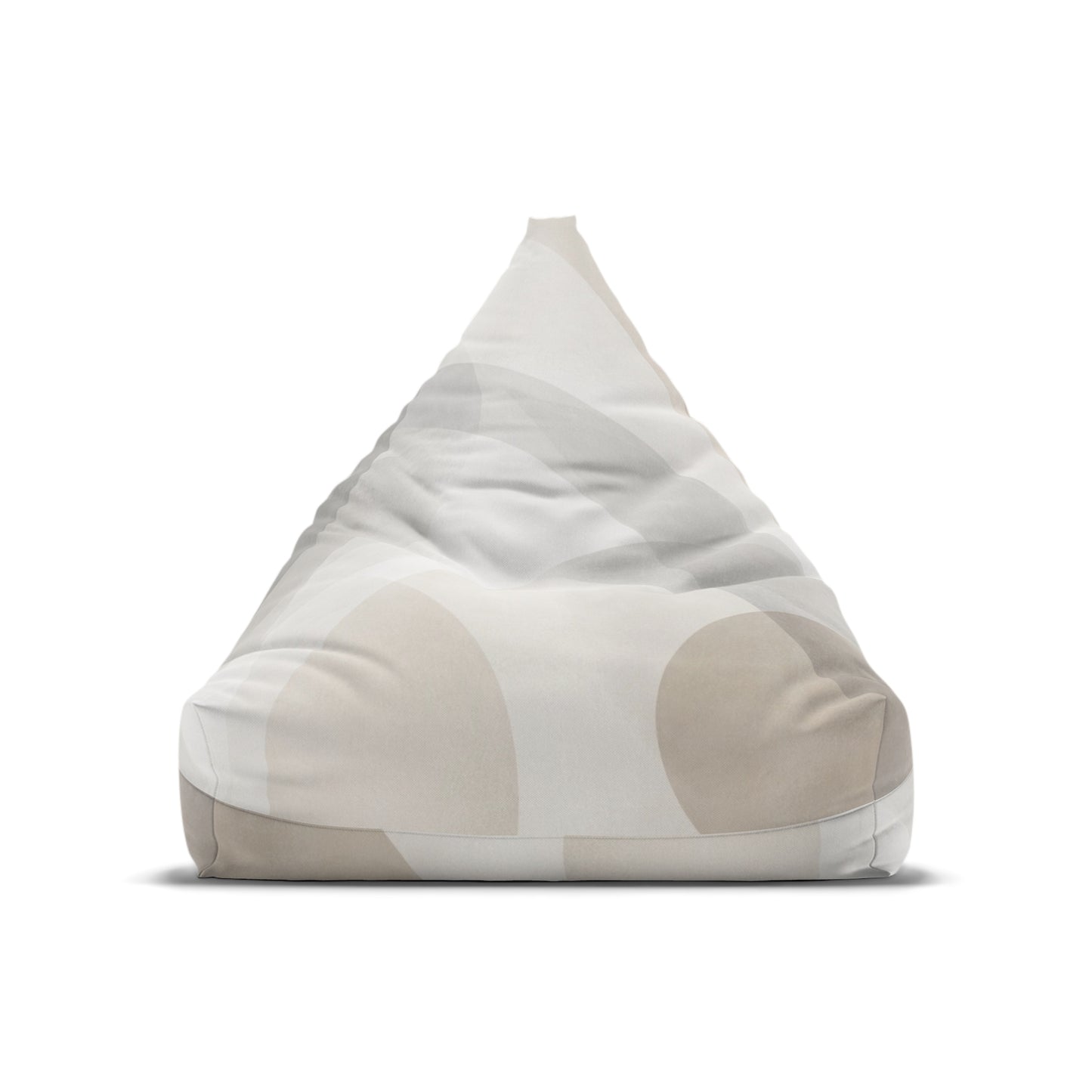 Neutral Geometric Pattern Bean Bag