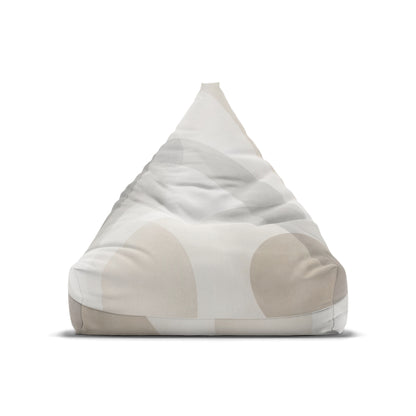 Neutral Geometric Pattern Bean Bag