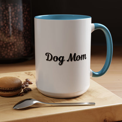 Dog Mom Accent Coffee Mug - Perfect Gift for Pet Lovers