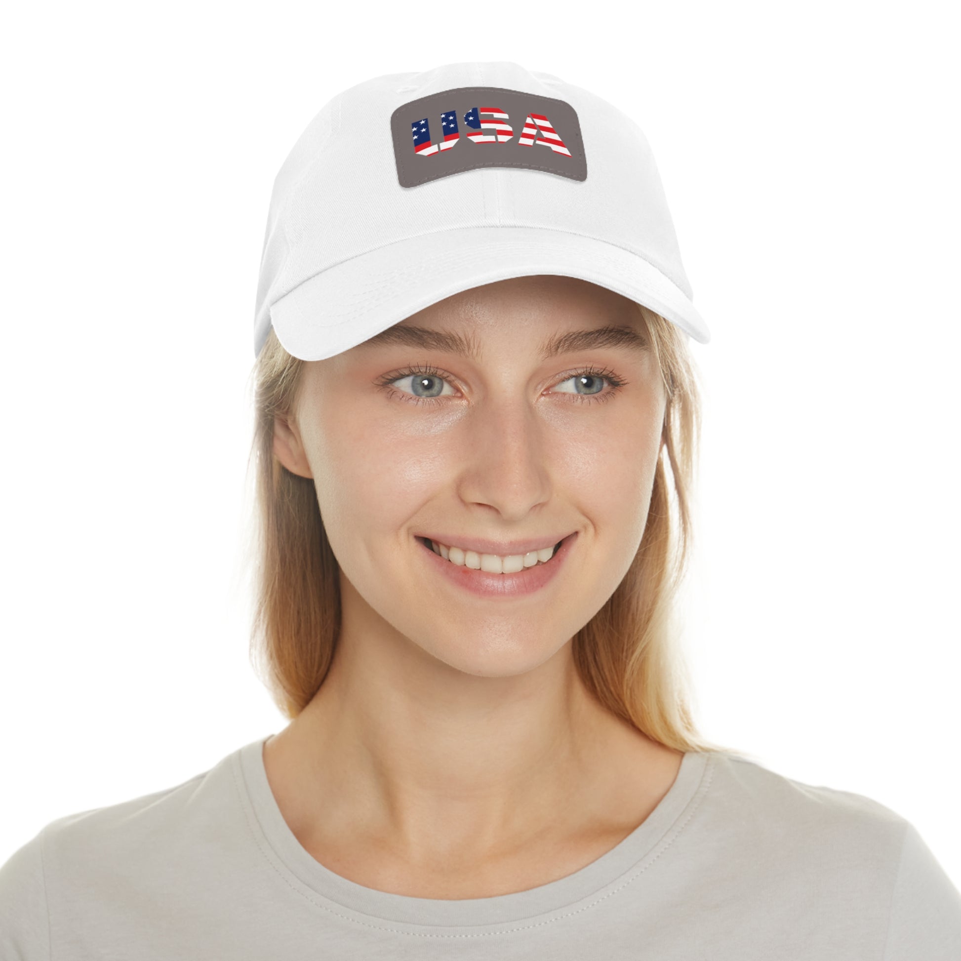 Dad Hat with USA Leather Patch - TRV